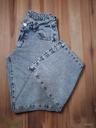 Wide Leg Tiro bajo Color Nevadito