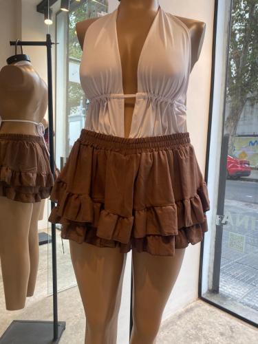 G69 Short Pollera Plus Size