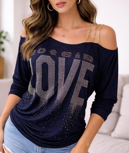 Camiseta Dama Importada C/brillo - Miniatura 3