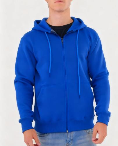 Campera Negra Doble Friza Peinada - Miniatura 2