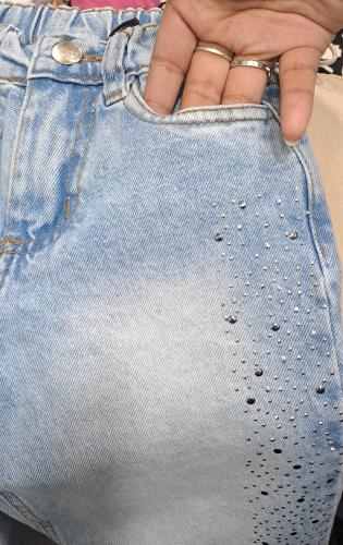 Jeans Wilde Strass Borde - Miniatura 2