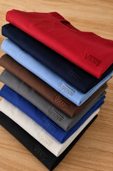 Remeras  Bordadas Algodon Peinado ( Lc  )