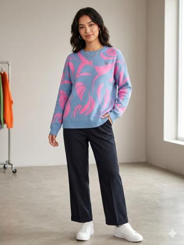 Sweater Ondas  Bremer Doble Hilo - Miniatura 2