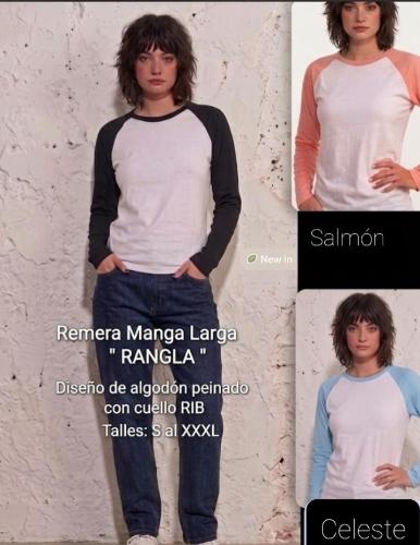 Remera Manga Larga Rangla .