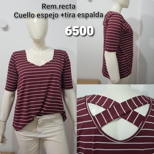 Remera Cuello Espejo
