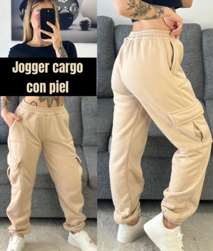 Jogger Cargo con Piel - Miniatura 4