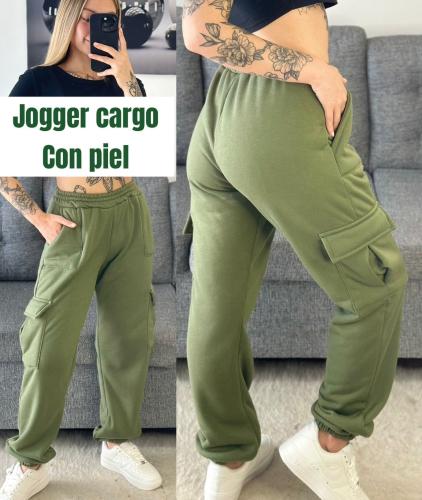Jogger Cargo con Piel - Miniatura 5