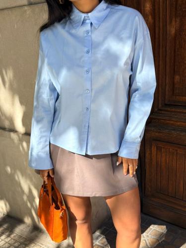 Camisa Lisa Recta Oversize