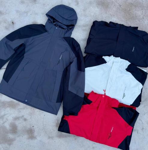 Campera Importada Rompeviento Impermeable con Piel