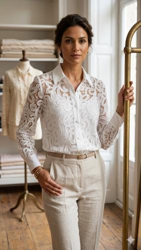 Broderie Camisa Importada