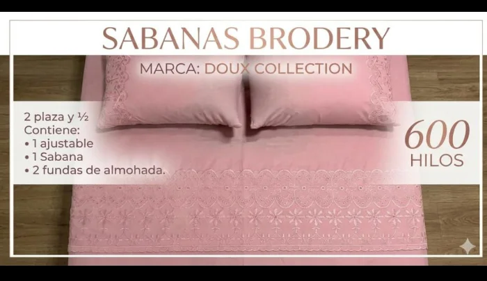 Juego de Sabana Brodery