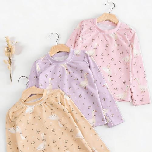Camiseta Térmicas  Frizadas  Elastizado Flores y Gansos - Miniatura 4