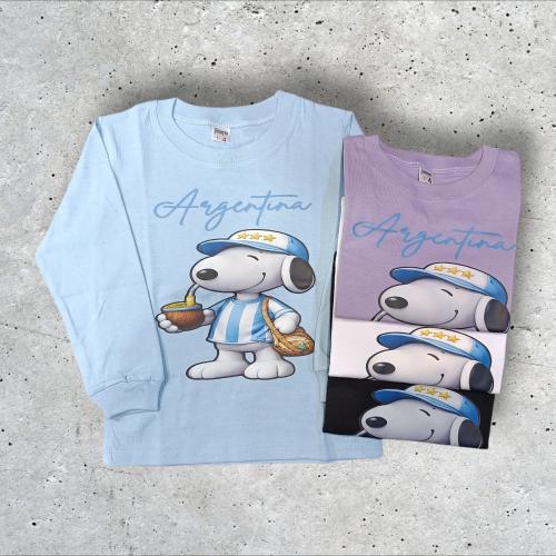Snoopy Argentina (algodón Peinado)