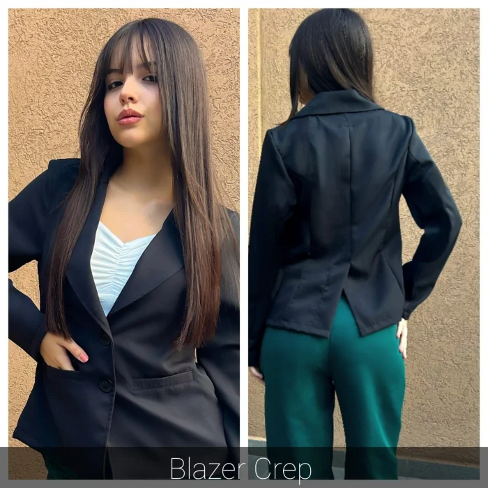 Blazer Chino con Bolsillos Reales