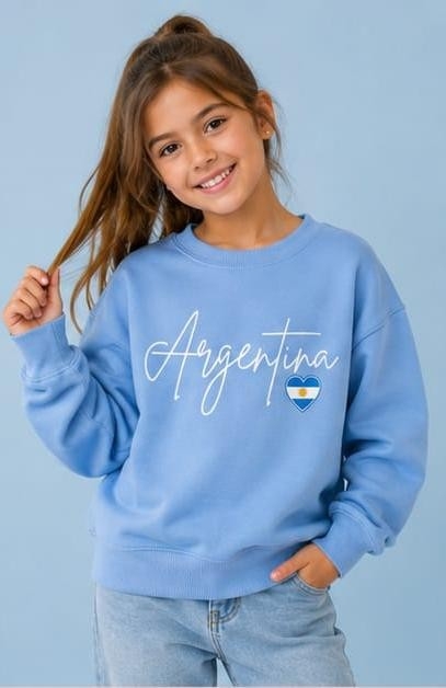 Buzo Cuello Redondo de Argentina - Imagen 1