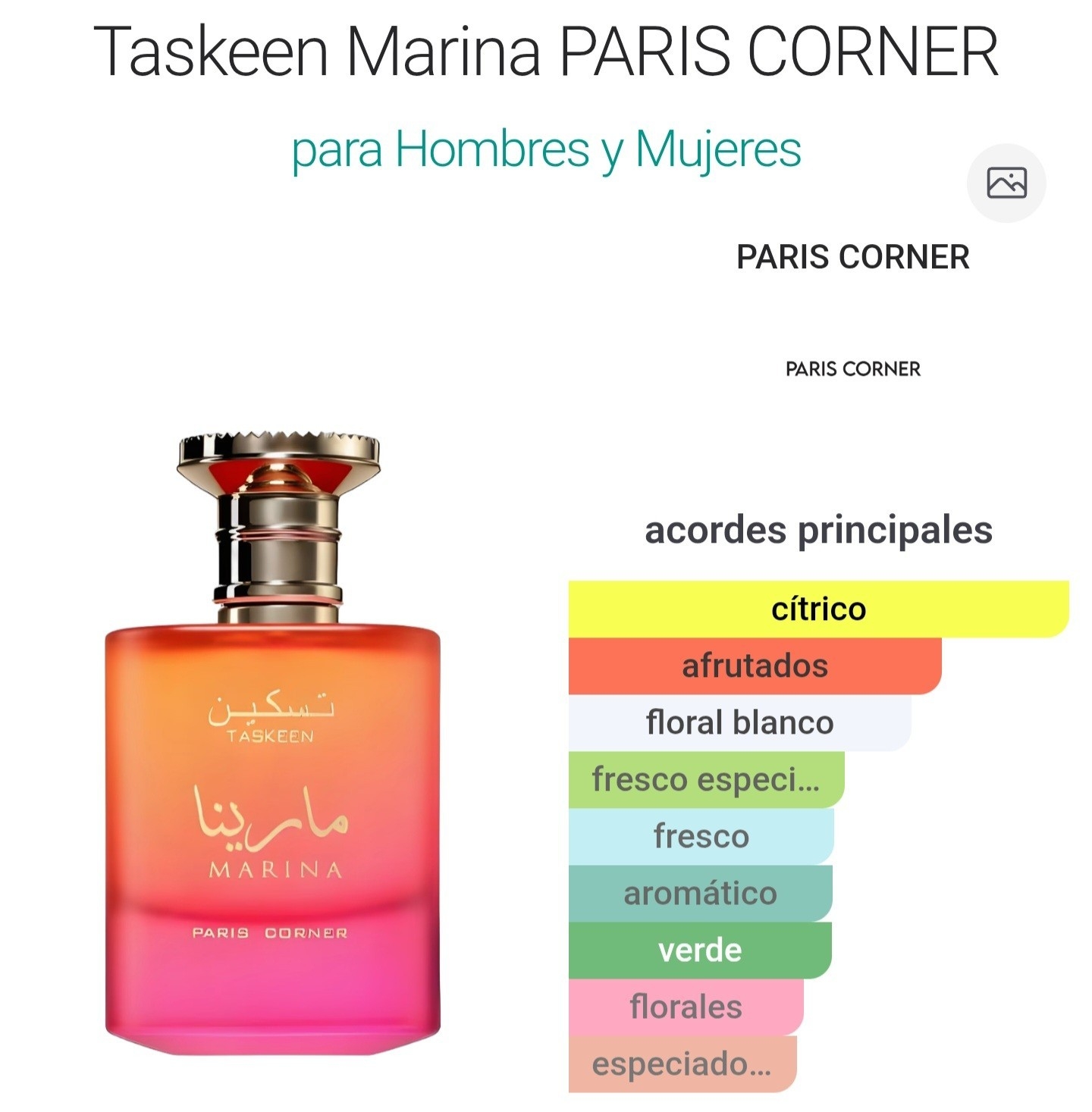 Taskeen Marina 100ml - Imagen 2