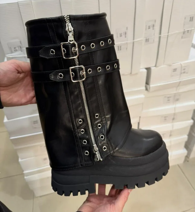 Bota de Dama Plataforma Alta Linea Importada Valka Art Valentina (35 al 40)