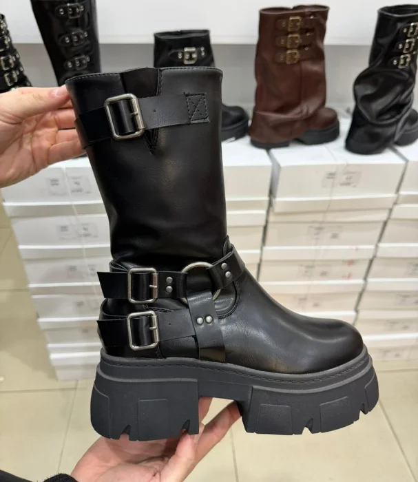 Bota Borcego de Dama Linea Importada Valka Art Luna (35 al 40)