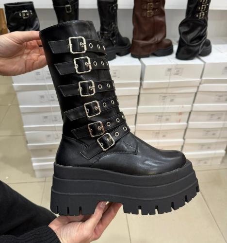 Bota Plataforma Alta Linea Importada Valka Art Elena (35 al 40)