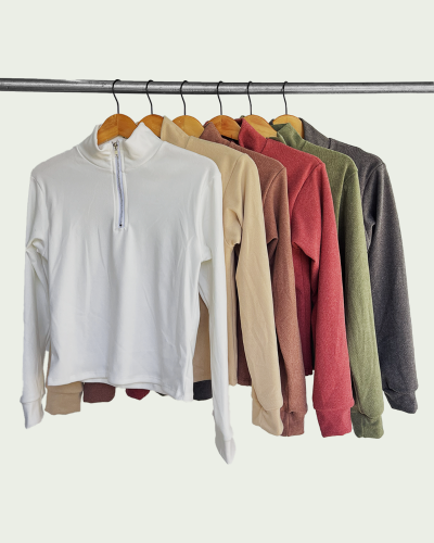 Buzo Darlon Rib Media Polera con Cierre - Miniatura 3