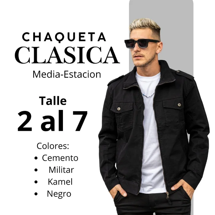 Chaqueta Clasica  Media Estación