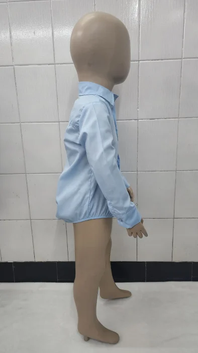 Body Camisa Liso de Bebé