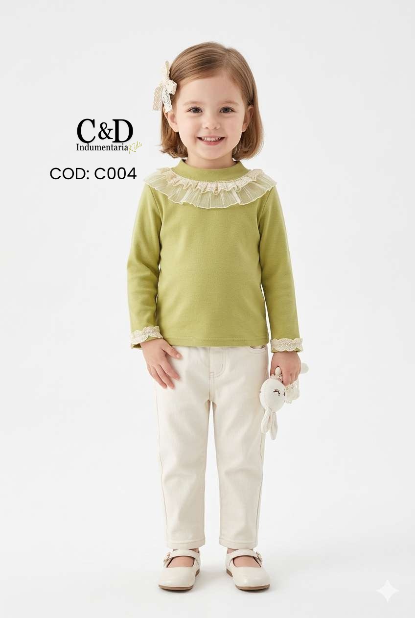 Camiseta Súper Suave Tipo Polar con Volado Nena( Importado) - 06a8e25e-4501-4d41-a0e1-cedb0eb5545d.jpeg