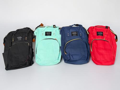 Mochila Maternal Gabardina Lisa Living Surtida de Colores