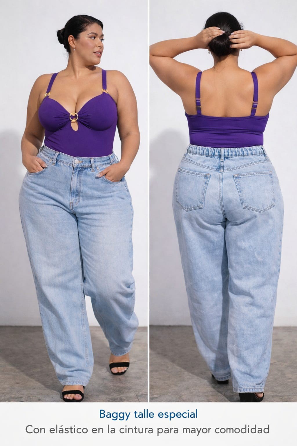 Jeans Baggy en Talle Especial - Imagen 2