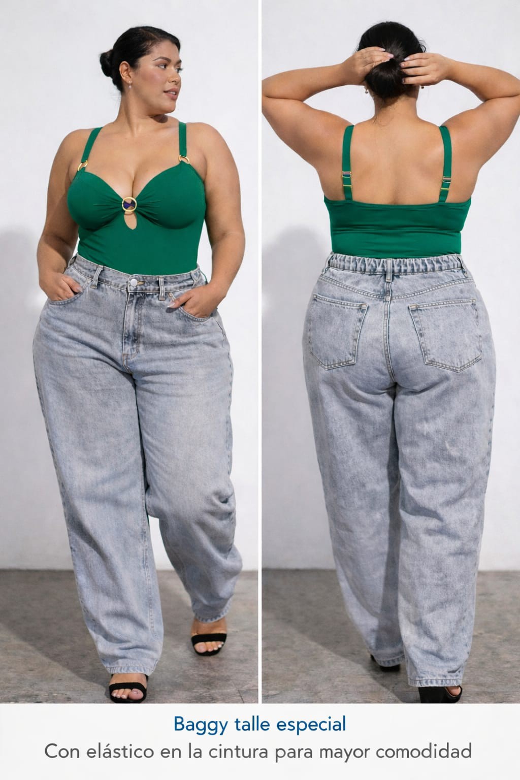 Jeans Baggy en Talle Especial - Imagen 3