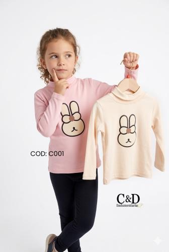 Camiseta Súper Suave Tipo Polar de Nena (importado)