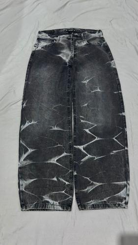 Pantalón Maxi Baggy Liso Estampado Quebrada
