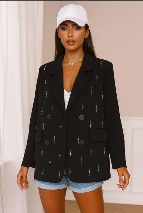 Blazer con Stras Importado