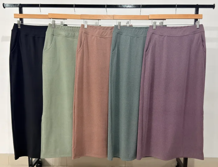 Pollera Larga Darlon con Bolsillos
