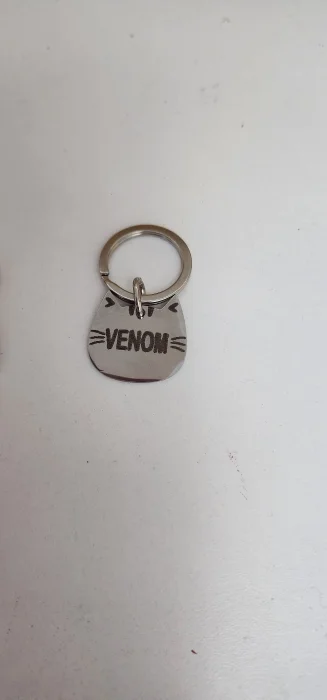 Chapita Identificatoria para Mascotas  Perro/gato Acero