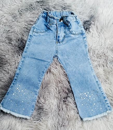 Oxford Beba Jeans, Negro, Celeste con Brillo - Miniatura 3