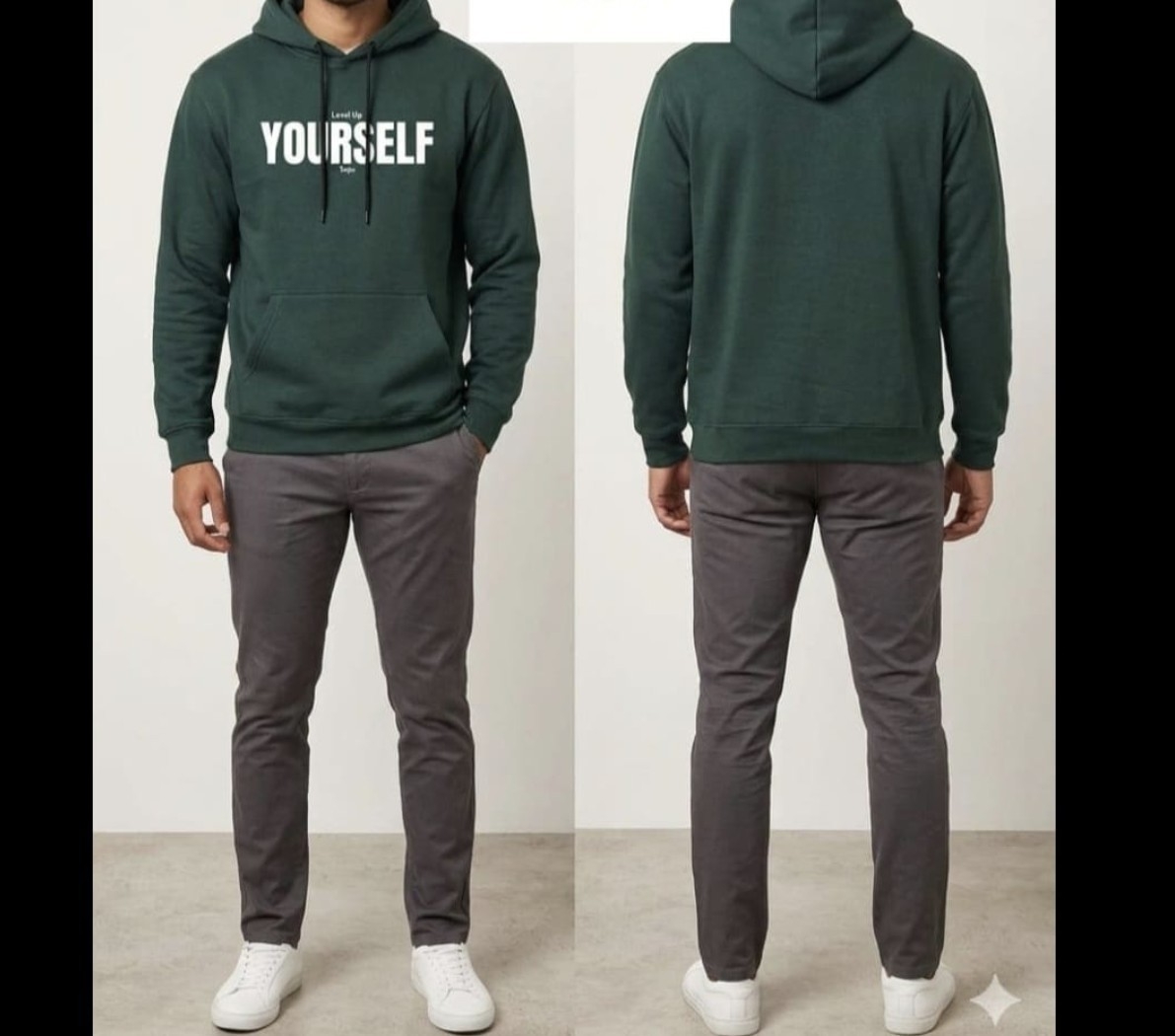 Buzos Canguro Frizados Estampados Hombre - Imagen 2