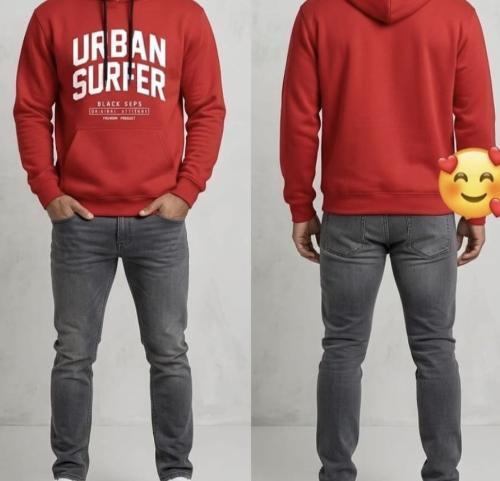 Buzos Canguro Frizados Estampados Hombre - Miniatura 4