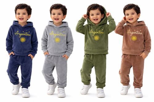 Conjunto Plush Bifas:argentina
