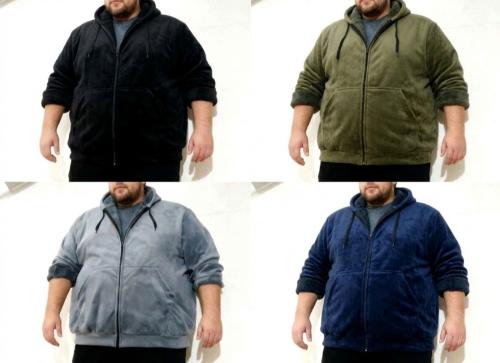 Campera de Plush  con Corderito Talles de 7 al 10