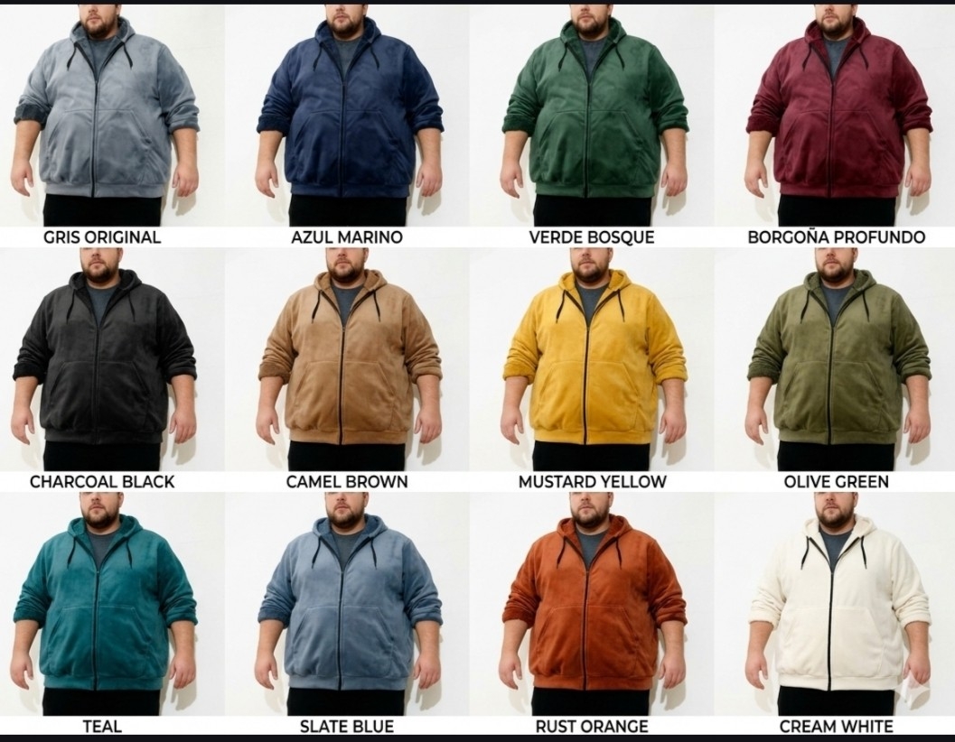 Campera de Plush  con Corderito Talles de 7 al 10 - Imagen 2