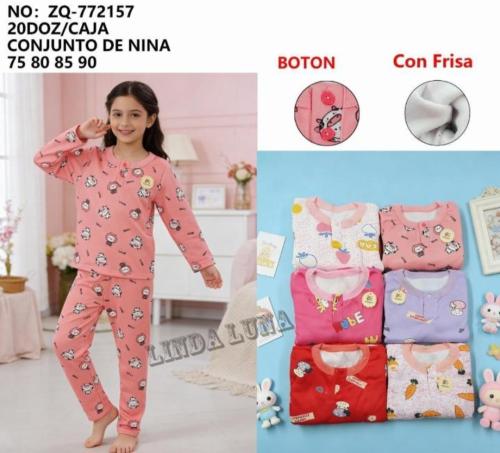 Pijama Juvenil con Frisa