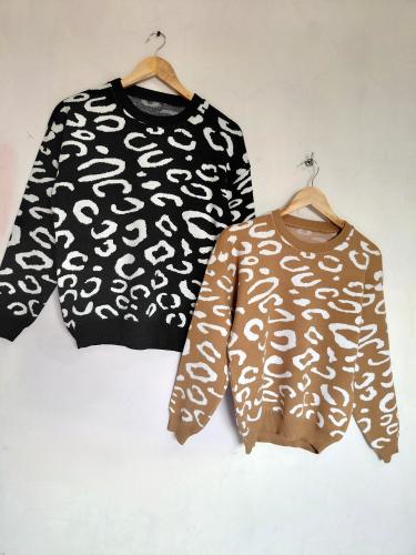 Sweater Animal Print- Doble Hilo Bremer - Miniatura 2