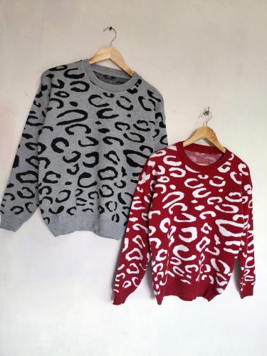 Sweater Animal Print- Doble Hilo Bremer - Miniatura 3