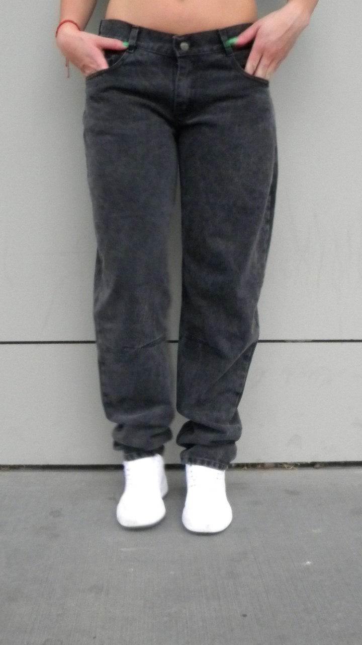 Baggy Tiro bajo Gris Oscuro - Imagen 2