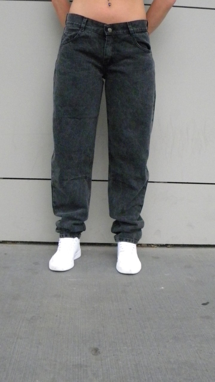 Baggy Tiro bajo Gris Oscuro - Imagen 3