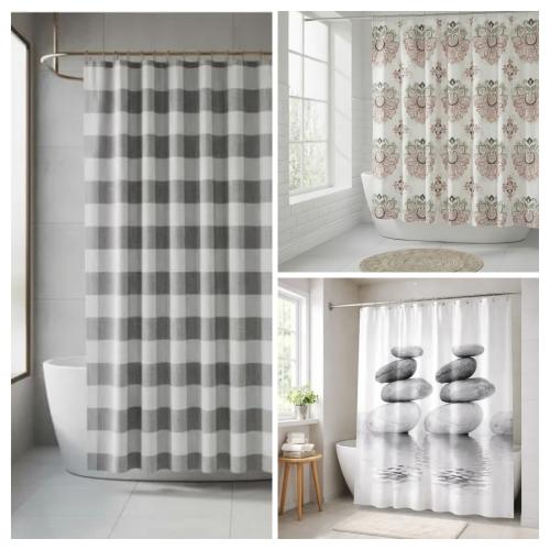 Cortina de Baño + Alfombra