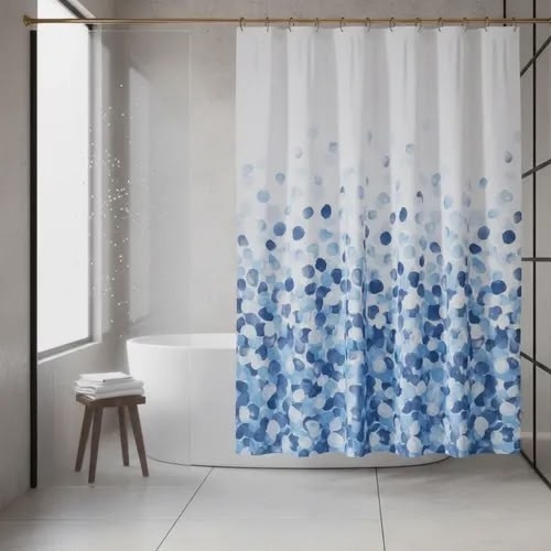 Cortina de Baño + Alfombra - Imagen 2