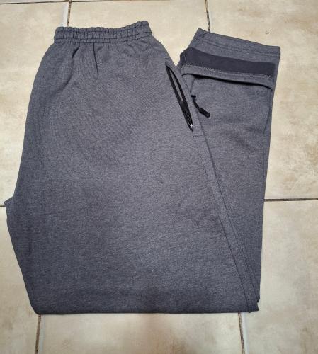 Joggin Talles Especiales Frizados Color Gris Topo sin Puño y con Cordon