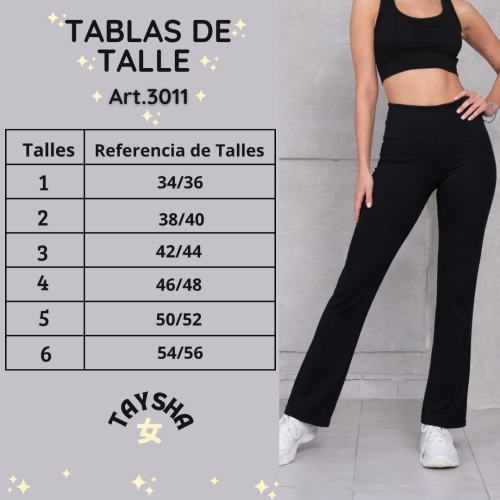 Calza Recta de Lycra